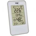 TFA Digitales Thermo-Hygrometer Hőmérséklet- és légnedvesség mérő Fehér (30.5057. 02) (30.5057.02)