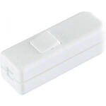 inter Bär 1 pólusú zsinórkapcsoló, 6 A 250 V/AC, fehér (8006-008.01)