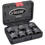 VIGOR (V7212) Ütvefúró dugókulcs betét készlet (V7212) (V7212)