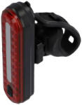 FISCHER Kerékpár hátsó világítás LED Akkuról üzemeltetett Fekete (50641) (50641)