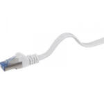 Renkforce RJ45 Patch kábel, hálózati LAN kábel, hajlékony, tűzálló CAT 6A S/FTP 0, 5 m szürke, Renkforce (RF-4149837)
