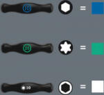 Wera 454 Imperial HF Belső hatlap csavarhúzó Kulcsszélesség: 1/8 coll Penge hossz: 150 mm (05023359001) (05023359001)