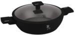 Berlinger Haus Alacsony lábas fedővel (3, 8 L) Matte Black Collection BH/8185 (BH/8185)