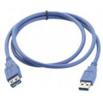 Manhattan USB 3.0 kábel [1x USB 3.0 dugó A - 1x USB 3.0 alj A] 2 m kék Manhattan 756602 (322379-CG)