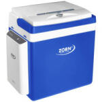 ZORN Cooler Z 26 LNE 7, 8 Ah Akkus hűtődoboz EEK: E (A - G) Termoelektromos 12 V, 230 V DC/AC Kék-fehér 25 l Hűtési funkció: Delta T: akár (770036)