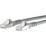 METZ CONNECT RJ45 Hálózati csatlakozókábel, CAT 6A S/FTP [1x RJ45 dugó - 1x RJ45 dugó] 7 m, szürke BTR Netcom (1308457033-E)