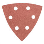 GRAPHITE Csiszolópapír deltacsiszolóhoz 93x93mm, K120, 5db. , lyukas (55H767)