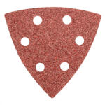 GRAPHITE Csiszolópapír deltacsiszolóhoz 93x93mm, K40, 5db. , lyukas (55H763)