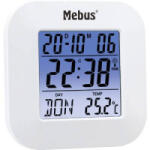 Mebus 51511 Rádiójel vezérlésű Ébresztőóra Fehér (51511)