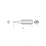 BERNSTEIN Torx bit HRC acél Ötvözött C 6.3 6 db (6-IP06-25) (6-IP06-25)