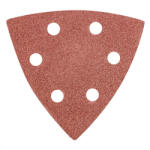 GRAPHITE Csiszolópapír deltacsiszolóhoz 93x93mm, K80, 5db. , lyukas (55H765)