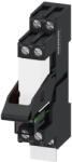 Siemens LZS: RT4A4L24 relé+foglalat, LED-modul védődiódával, címkével, 2CO/16A, 24VDC, csavaros (LZS:RT4A4L24)