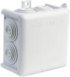 Univolt Kötődoboz vakolat fölé J80B halogénmentes világosszürke 85x85mm IP65 105641 Univolt (105641) - lumenet