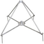 DEHN Négylábú behajtható állvány félhéjjal D40/D 50mm-es támasztócsövekhez, 680mm sug. 107490 VBS KB D50 RA680 V2A (107490)