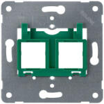 Siemens 5TG2058 tartólemez, 2 férőhely, modular jack-hez, zöld, DELTA i-system (5TG2058)