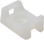 TRACON Kábelkötegelő talp 26x16 /5, 0 fehér, csavarozható CSTALP-6 Tracon (CSTALP-6)