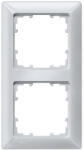 Siemens 5TG2552-3 2-es keret, alumínium (RAL9006), DELTA line (5TG25523)
