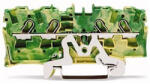 Wago 2004-1407 4 vezetékes földelő sorkapocs4 -mm2, zöld-sárga (2004-1407)