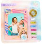 Big Dream Girls Summer Vibes" fotódíszkészlet - keret, színes mini fogó és arany zsinór (GDMPBD006)