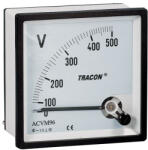TRACON AC Voltmérő 96×96 mm, 450V ACVM96-450 Tracon (ACVM96-450)