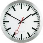 EUROTIME Rádiójel vezérlésű Falióra 30 cm Ezüst (59002-07) (59002-07)