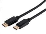 C-TECH DisplayPort 1.2/1.2a Összekötő Fekete 3m CB-DP12-3 (CB-DP12-3)