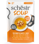 Schesir 24x40g Schesir Cat Soup tonhal, sárgarépa & sütőtök étrend-kiegészítő eledel macskáknak