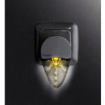 Hama 00(113960) LED-es éjszakai fény Ovális LED Borostyán Fehér (113960) - aqua