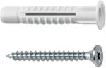 Celo 98MZKSZ műanyag dübel galléros 8x49 mm + 6x70 facsavar, betonhoz, tömör és üreges falazathoz, valamint gipszkartonhoz (98MZKSZ)