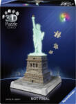 Ravensburger 3D Puzzle Iconics: Szabadság-szobor LED-del 1 db (12008027) (12008027)