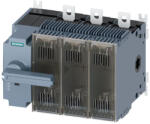 Siemens 3KF3325-2LF11 biztosítós szakaszolókapcsoló 3P 250A, NH-1, szürke karral, lapos csatlakozó (3KF33252LF11)