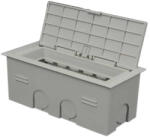 Kopos Padlódoboz komplett 175x80x68 betonba szürke halogénmentes, KOPOBOX MINI B KB Kopos (KOPOBOX MINI B_KB)