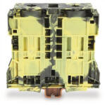 Wago 285-1181 2 vezetékes átmenő sorkapocs185 mm2, sötét szürke-sárga (285-1181)