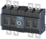 Siemens 3KD3640-0NE20-0 szakaszolókapcsoló 4P 200A, középső működtetés, lapos csatlakozó (3KD36400NE200)
