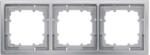 Siemens 5TG1323-1 3-as keret, platina (RAL9007), DELTA style (5TG13231)
