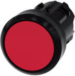 Siemens 3SU1000-0AA20-0AA0 nyomógombfej, piros, reteszelt Sirius (3SU10000AA200AA0)
