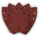 NEO TOOLS Csiszolópapír, tépőzáras, deltacsiszolóhoz, 100x147mm, P80, 04-623-hoz, 9 lyukas, 5db (54-056) - olaj