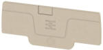 Weidmüller Sorkapocs véglap A sorozathoz AEP 4C 1.5, bézs, 1552640000 Weidmüller (1552640000)