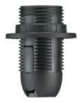 SEZ DK a. s E14 csillár foglalat fekete, műanyag (F 14-303 M) Pawbol D. 3027 (1880139500)