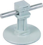 DEHN 297110 Tetővezető-tartó DEHNsnap magasság 36 mm szürke öntapadós ragasztópaddal D 67 mm Rd 8 mm-hez DLH DS 8 H36 KP67 K GR (297110)