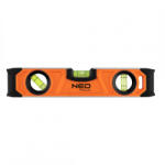 NEO TOOLS Torpedó vízmérték 230mm, mágneses (71-002) - olaj