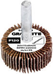GRAPHITE Csiszolókerék csapos 30x15x6mm, P120 (58T404)