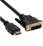 C-TECH HDMI DVI-D Átalakító Fekete 1.8m CB-HDMI-DVI-18 (CB-HDMI-DVI-18)