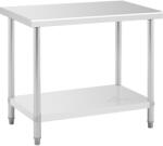 Royal Catering Rozsdamentes acél munkaasztal - ECO - 100 x 60 cm - 90 kg - Royal Catering (RCAT-100/60-NW)
