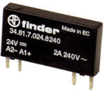 Finder 34.81. 7.024. 8240 SSR relé 1NO(záró) 2A 24V DC érzékeny, 240V AC kimenet (34.81.7.024.8240)