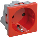 KOPOS Quadro moduláris 2P+F dugalj piros (2 modulhely), QS 45X45 BB Kopos (QS 45X45_BB) - lumenet