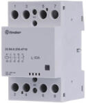Finder 22.64. 0.230. 4710 Installációs mágneskapcsoló, kontaktor, 63A, 3 záró+1 nyitó érintkező, 230V AC/DC (22.64.0.230.4710)