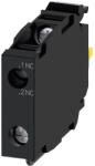 Siemens 3SU1400-1AA10-1HA0 érintkezőelem rögzítést ellenőrző kontakttal, 1NC, előlapra, csavaros (3SU14001AA101HA0)