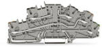 Wago 2003-6643 Többemeletes installációs sorkapocs4 -mm2 Sork dugaszolható késes érintkező nélkül, szürke (2003-6643)