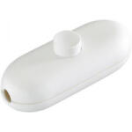 inter Bär 1 pólusú zsinórkapcsoló, 2 A 250 V/AC, fehér (fehér) (5044-008.01)